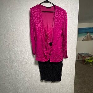 Chetta B Fuchsia Blazer